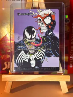 Infernal Grasp - Borderless - Spiderman - MAR MTG - 0018 - Image 1