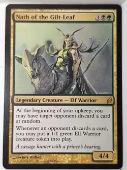 Nath of the Gilt-Leaf - Lorwyn - Magic the Gathering MTG Nice! - Image 1