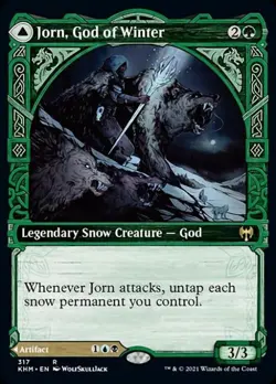 Jorn, God of Winter / Kaldring, the Rimestaff (Showcase) - Near Mint MTG - Image 1