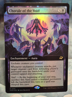 R 0331 Chorale of the Void FOIL EXTENDED ART Rare Edge of Eternities MTG Card - Image 1