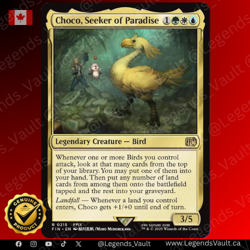 MTG FF - Magic The Gathering - Final Fantasy - Choco, Seeker of Paradise - Image 1