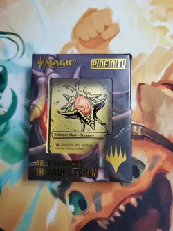 MTG Magic Con Las Vegas 2025 Exclusive Pinfinity AR Enhance Treasure Token - Image 1