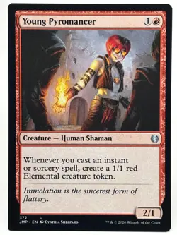 Young Pyromancer NM/M* Jumpstart ENGLISH 372 mtg -UnltdCards - Image 1