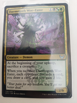Daemogoth Woe-Eater Magic The Gathering Strixhaven School Of Mages 175 MTG Card - Image 1