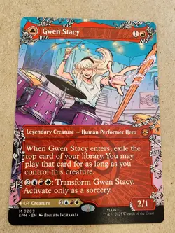 Gwen Stacy - #209 Regular (Borderless) Marvel's Spider-Man - Mtg - Image 1