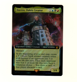 Davros, Dalek Creator Extended Art Surge Foil 0998 M Doctor Who MTG Single Card - Image 1