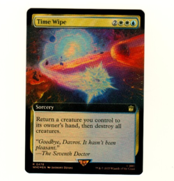 Time Wipe 0478 Rare Foil Doctor Who MTG Single Card - Image 1