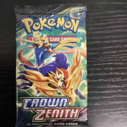 Pokemon TCG Crown Zenith Sealed Booster Pack (1x) - Image 1