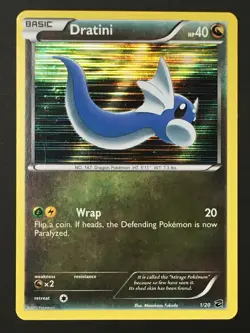 Pokemon TCG Dratini 1/20 Dragon Vault Holo Rare LP - Image 1
