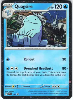 Quagsire - (Cosmos Holo) 156 Pokemon SV: Scarlet & Violet Promo Cards Holo Promo - Image 1