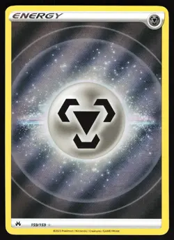 Metal Energy (Texture Full Art) 159/159 Pokemon Crown Zenith Holo Ultra Rare NM - Image 1