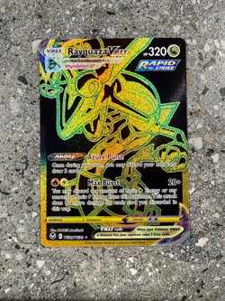 Pokemon TCG Cards Rayquaza VMAX TG29/TG30 Silver Tempest Gold Secret Rare NM - Image 1