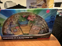 Pokemon Venusaur GX & Blastoise GX Premium Collection Box - Factory Sealed - - Image 1