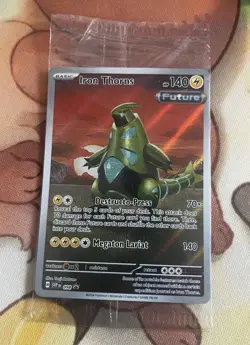 Pokemon TCG Iron Thorns 098 S&V Sealed Black Star Promo - Image 1