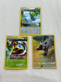 RARE FULL ART pokemon cards altaria, kingdra, swablu, and alcremie 4 pack - Image 1