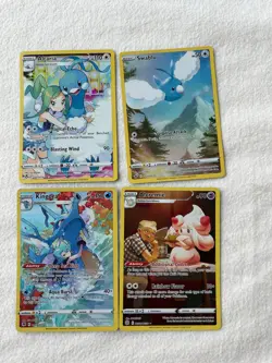 RARE FULL ART pokemon cards altaria, kingdra, swablu, and alcremie 4 pack - Image 2