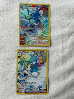 RARE FULL ART pokemon cards altaria, kingdra, swablu, and alcremie 4 pack - Image 5