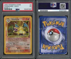 Charizard #4 Base Set 2 Pokemon | PSA 1 | High Def Images Included - Image 5