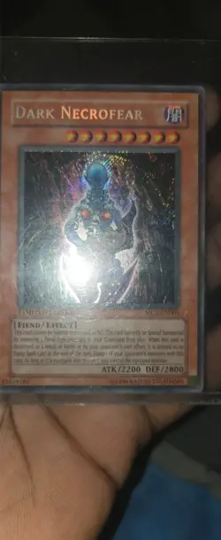 YuGiOh DARK NECROFEAR Secret Rare MC1-EN005 NM Limited Edition - Image 1