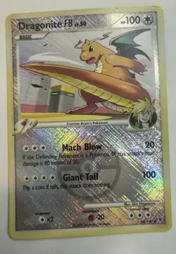 Dragonite FB 56/147 - 2009 Supreme Victors Rare Pokemon Card - NM Condition - Image 2