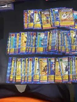 1999 Bandai Digimon Card Lot X75 Akiyoshi Hongo Digital Monsters Vintage CCG - Image 2
