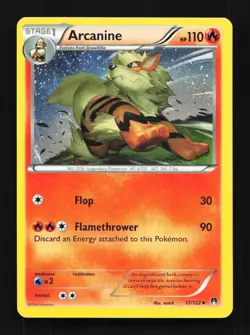 Arcanine 11/122 LP BREAKpoint English Pokemon Card TCG - Image 1