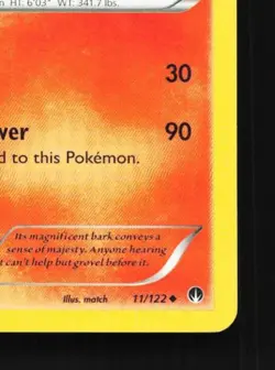 Arcanine 11/122 LP BREAKpoint English Pokemon Card TCG - Image 3