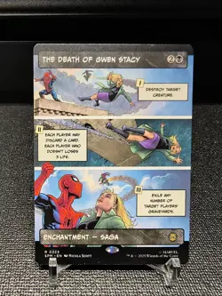 The Death of Gwen Stacy SHOWCASE #223 NM/M MTG Spiderman Magic Card - Image 1
