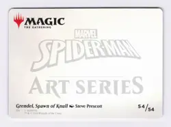 Grendel, Spawn of Knull Art Card Art Series 54/54 MTG Marvel's Spider-Man ASSPM - Image 2