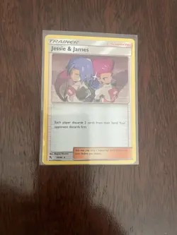 Pokemon Jessie James Trainer Supporter Rare Card 58/68 Hidden Fates Ye 2019 NM - Image 1