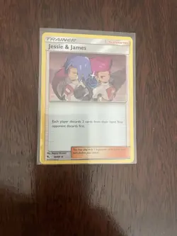 Pokemon Jessie James Trainer Supporter Rare Card 58/68 Hidden Fates Ye 2019 NM - Image 2