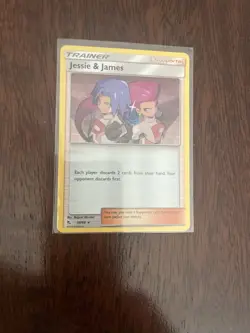 Pokemon Jessie James Trainer Supporter Rare Card 58/68 Hidden Fates Ye 2019 NM - Image 3