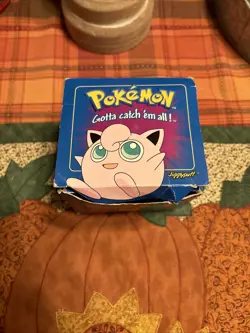 23k Gold Plated Jigglypuff trading card in original box from 1999 - Image 2