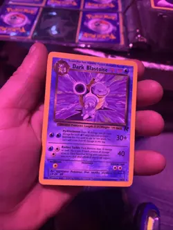 Pokemon TCG Dark Blastoise 20/82 Rare Non-Holo Card WOTC, Near Mint Condition - Image 2