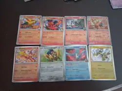 Destined Rivals Pokemon TCG 8 Card Reverse Holo Lot - Image 1