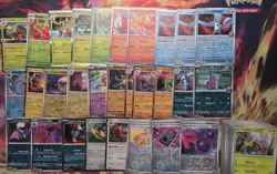 Pokemon SV: Destined Rivals Bulk 151 Cards- 29 Holos+Reverse Holos 122 Com/uncom - Image 1