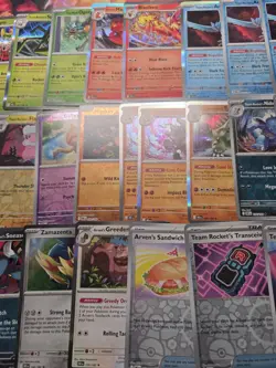 Pokemon SV: Destined Rivals Bulk 151 Cards- 29 Holos+Reverse Holos 122 Com/uncom - Image 3