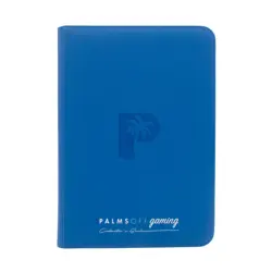 Palms off Gaming Collector's Series Top Loader Zip Binder Blue 216 Card Slots - Image 1