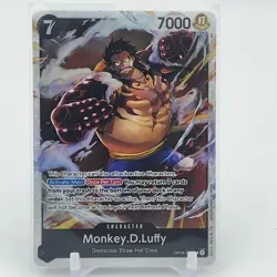Monkey.D.Luffy OP04-090 SR (ENG) One Piece Card Game Kingdoms of Intrigue - Image 1