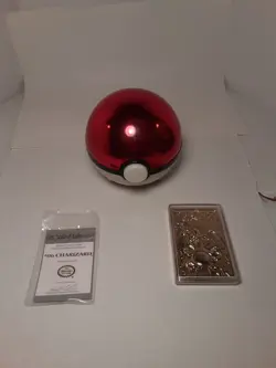 *READ* Charizard Pokemon 23K Gold Plated Trading Card Burger King 1999 - Image 1