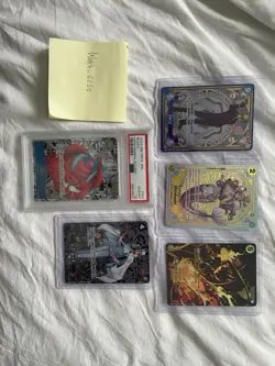 One piece TCG Buggy manga Rare PSA 10 + 4 Rare Cards NM - Image 1