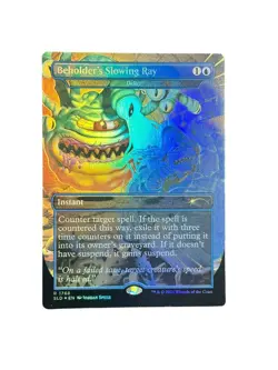 MTG Beholder's Slowing Ray/Delay (Rainbow Foil) Secret Lair Drop #1788 - Image 1