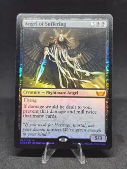 MTG Angel of Suffering 067 Streets of New Capenna Foil Mythic Rare NM - Image 1