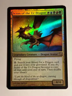 Scion of the Ur-Dragon (FOIL) Time Spiral - LP MTG - Image 1