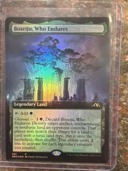 Boseiju, Who Endures (Extended Art) Kamigawa: Neon Dynasty Foil - Image 1