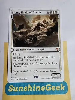 Iona, Shield of Emeria (White Border) Mystery Booster 2 Regular - Image 1