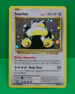 Pokemon TCG Old School Snorlax XY179 Black Star Promo Holo NICE! 👀 - Image 1