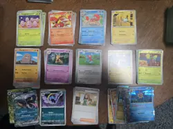 Pokemon SV 151 TCG Bulk Lot 120+ C/UC, 1EX, 8 Rare, 6 RH, Shiny Energy, Trainers - Image 2