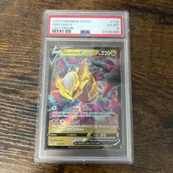 2022 Pokemon SWSH Giratina V 130 Lost Origin PSA 6 Mint - Image 1