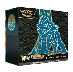 Mega Evolutions Elite Trainer Box Pokemon Centre ETB - Lucario - Presale - Image 1